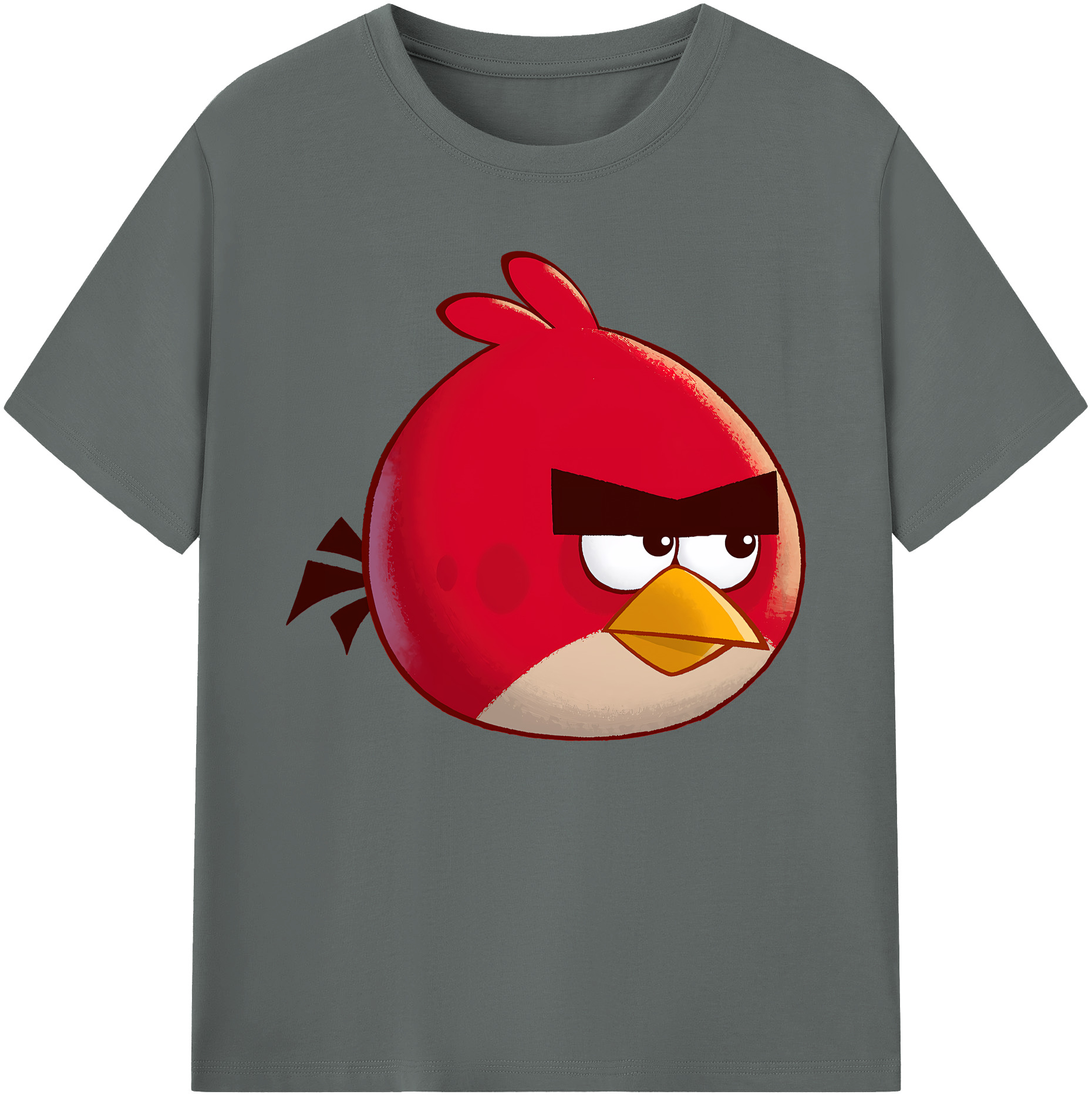 （画像用） Angry Birds アングリーバード 綿100％ メンズ半袖Tシャツ｜肌触りやわらか＆通気性